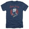 Betty Boop Shirt Team Boop Heather Navy Blue T-Shirt