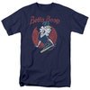 Betty Boop Shirt Team Boop Navy Blue Tee T-Shirt