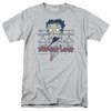 Betty Boop Shirt Zombie Pinup Athletic Heather Tee T-Shirt