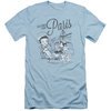 Betty Boop Slim Fit Shirt Greetings From Paris Light Blue T-Shirt