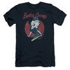 Betty Boop Slim Fit Shirt Team Boop Navy Blue T-Shirt