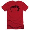 Betty Boop Slim Fit Shirt Word Hair Red T-Shirt