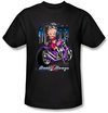 Betty Boop T-shirt City Chopper Adult Black Tee