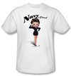 Betty Boop T-shirt Navy Boop Adult White Tee