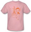 Betty Boop T-shirt Oui Oui Adult Pink Tee Shirt