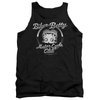 Betty Boop Tank Top Chromed Logo Black Tanktop