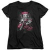 Betty Boop Womens Shirt Biker Babe Black T-Shirt