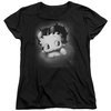 Betty Boop Womens Shirt Vintage Star Black T-Shirt