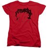 Betty Boop Womens Shirt Word Hair Red T-Shirt