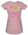 Beverly Hills 90210 Juniors Shirt Tagline Pink Tee T-Shirt