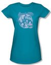 Beverly Hills 90210 Juniors T-shirt Circle Of Friends Turquoise Shirt