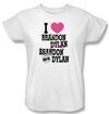 Beverly Hills 90210 Ladies T-shirt I Heart 90210 White Tee Shirt