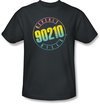 Beverly Hills 90210 T-shirt Color Blend Logo Charcoal Tee Shirt