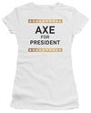 Billions Juniors Shirt Axe For President White T-Shirt