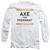 Billions Long Sleeve Shirt Axe For President White Tee T-Shirt