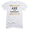 Billions Slim Fit Shirt Axe For President White T-Shirt