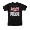 Bridesmaids Shirt Maids Adult Black Tee T-Shirt