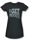 Californication Juniors Shirt I Get Moody Charcoal T-shirt Tee