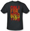 Californication Shirt Cali Type Adult Charcoal T-Shirt Tee