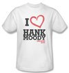 Californication Shirt I Heart Hank Moody Adult White T-Shirt Tee