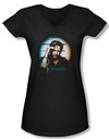 Californication Shirt Juniors V Neck In Handcuffs Black Tee Shirt