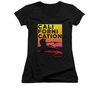 Californication Shirt Juniors V Neck Sunset Black T-Shirt