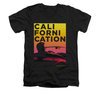 Californication Shirt Slim Fit V-Neck Sunset Black T-Shirt