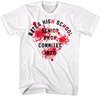 Carrie Horror Movie Bates High School &#039;76 Adult Tshirt - White