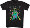 Carrie Movie Color Splatter Adult T-shirt - Black