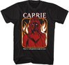 Carrie Movie THE RAGE Adult Horror T-shirt - Black