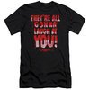 Carrie Slim Fit Shirt Laugh At You Black T-Shirt