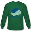 Casper The Friendly Ghost Shirt Free Spirit Long Sleeve Kelly Green Tee