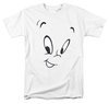 Casper The Friendly Ghost Shirt Ghost Face Adult White Tee T-Shirt