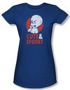 Casper The Friendly Ghost Shirt Juniors Spooky Royal Blue Tee