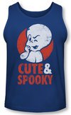 Casper The Friendly Ghost Tank Top Spooky Royal Blue Tanktop