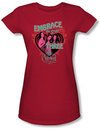 Charmed Shirt Embrace The Power Juniors Red Tee Shirt