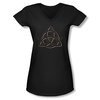 Charmed Shirt Linked Juniors V Neck Shirt Tee T-Shirt