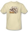 Cheers Cream Adult T-shirt - Opening Distressed Graphic