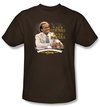 Cheers Frazier T-shirt - Shrink Drinking Brown Tee