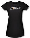 Cheers Juniors Shirt Norm Black T-Shirt