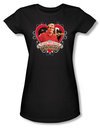 Cheers Juniors Shirt Woody Black T-Shirt