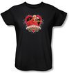 Cheers Ladies Shirt Every Girl Loves Woody Black T-Shirt