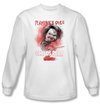 Child&#039;s Play 2 Shirt Playtime&#039;s Over White Long Sleeve Tee Shirt