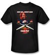 Child&#039;s Play 2 T-shirt Movie Chucky&#039;s Back Adult Black Tee Shirt