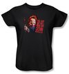 Child&#039;s Play 3 Ladies T-shirt Movie Good Guy Black Tee Shirt