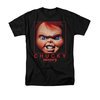 Child&#039;s Play 3 Shirt Chucky Squared Adult Black Tee T-Shirt