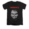 Child&#039;s Play 3 Shirt Slim Fit V Neck Face Poster Black Tee T-Shirt