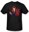 Child&#039;s Play 3 T-shirt Movie Good Guy Adult Black Tee Shirt