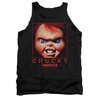 Child&#039;s Play 3 Tank Top Chucky Squared Black Tanktop