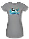 Chilly Willy Juniors T-shirt TV Show Slap Shot Silver Tee Shirt